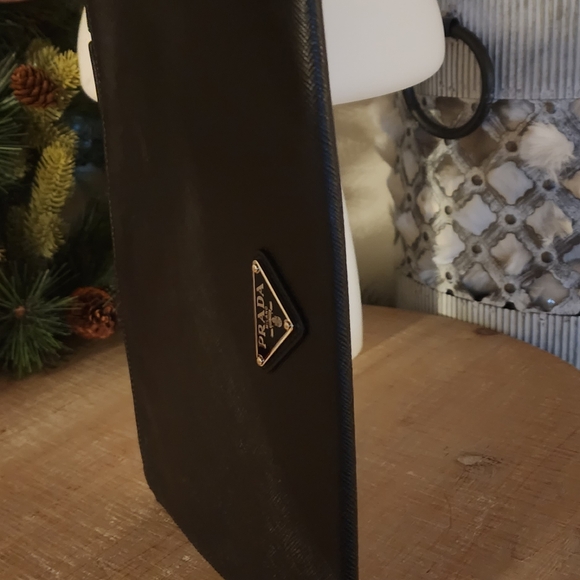 Prada Comic Patch Saffiano Pouch / Wristlet - Picture 9 of 12